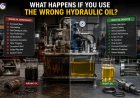 What happens if you use the wrong hydraulic oil?