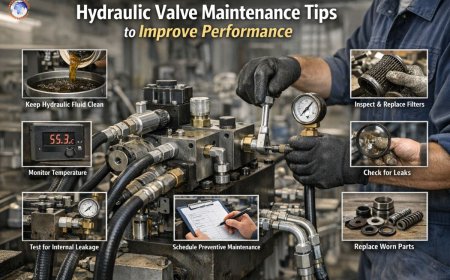 Hydraulic valve maintenance tips to improve performance