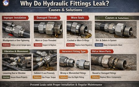 Why do hydraulic fittings leak? causes & solutions