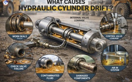 What causes hydraulic cylinder drift?