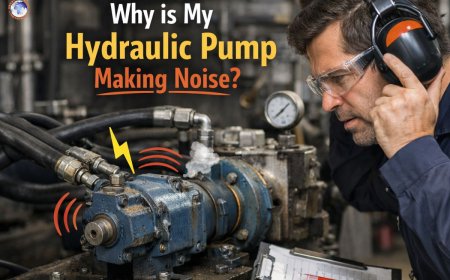 Why is my hydraulic pump making noise?