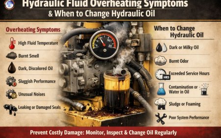 Hydraulic fluid overheating symptoms,when to change hydraulic oil