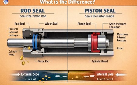 What is the difference between rod seal and piston seal?