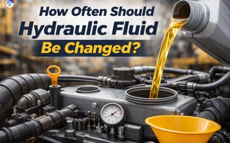 How often should hydraulic fluid be changed?