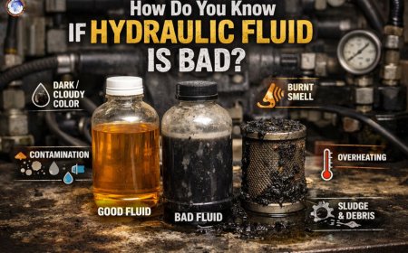 How do you know if hydraulic fluid is bad?