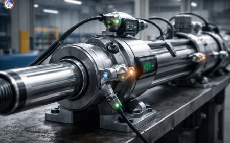 How are smart sensors integrated into pull cylinders?