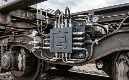 What role do manifolds play in hydraulic rail system design?