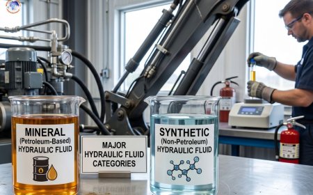 What are the 2 major hydraulic fluid categories?