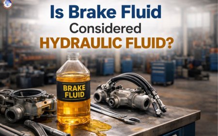 Is brake fluid considered hydraulic fluid?