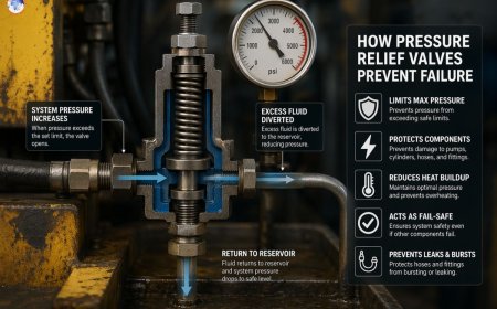How hydraulic pressure relief valves prevent catastrophic system failures?
