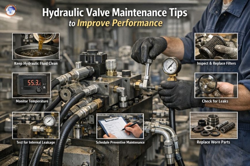 Hydraulic valve maintenance tips to improve performance