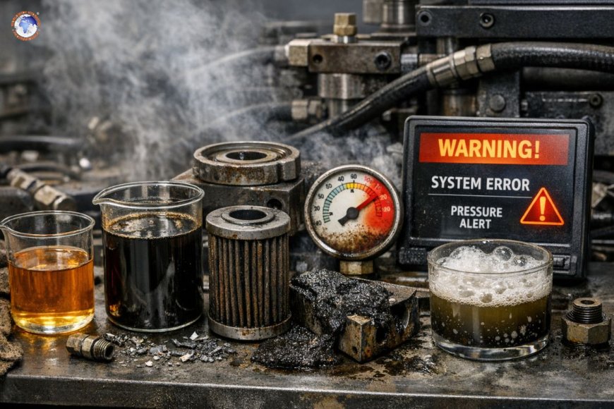 Signs your hydraulic fluid needs replacement