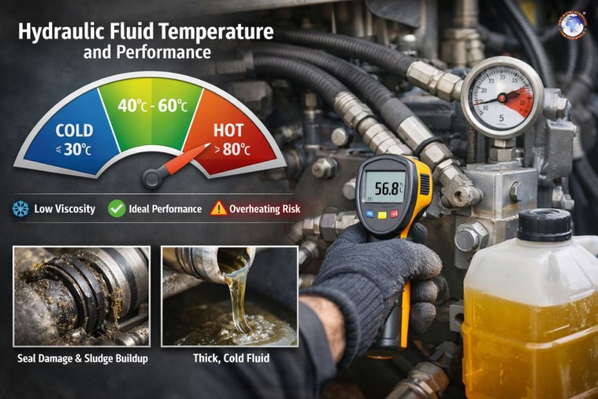 Hydraulic fluid temperature range and Performance