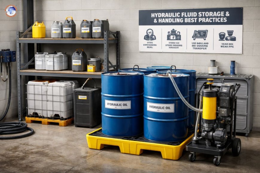 Hydraulic fluid storage and handling best practices