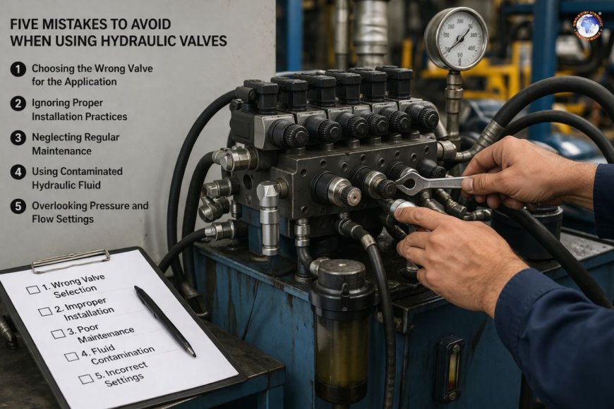 Five mistakes to avoid when using hydraulic valves