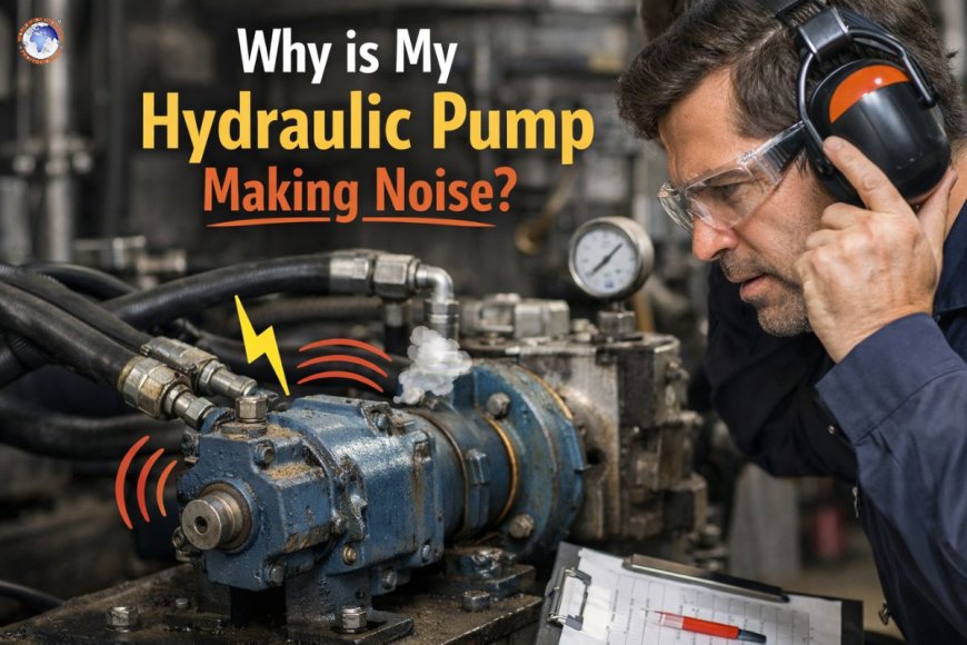 Why is my hydraulic pump making noise?