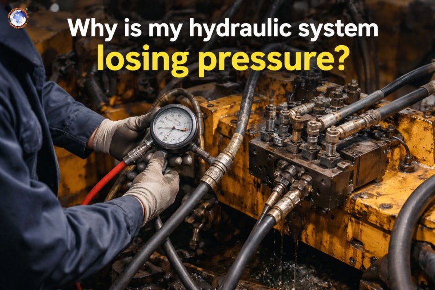 Why is my hydraulic system losing pressure?