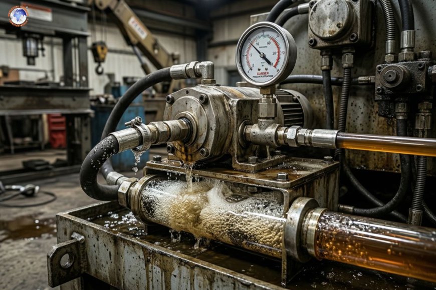 Why is air in a hydraulic system dangerous?