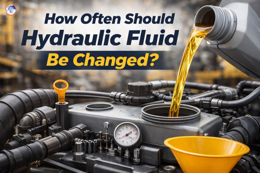 How often should hydraulic fluid be changed?