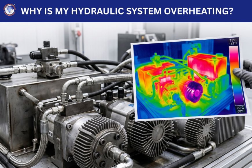 Why is my hydraulic system overheating?