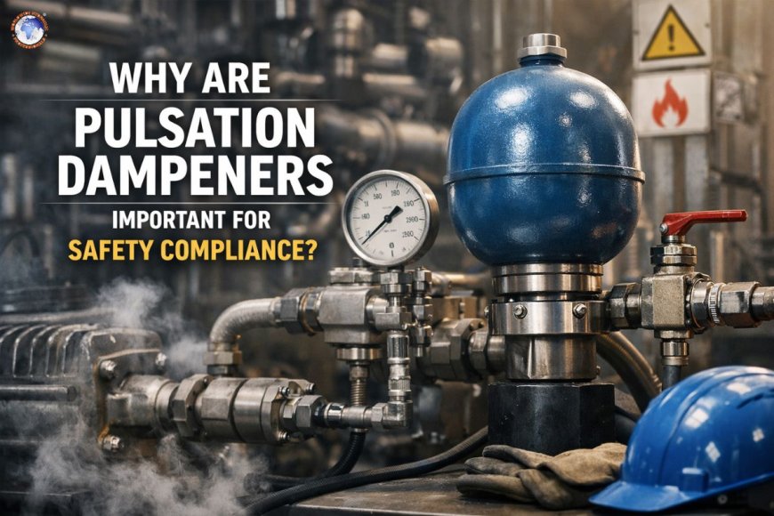 Why is pulsation dampeners important for safety compliance?