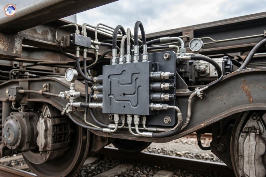What role do manifolds play in hydraulic rail system design?