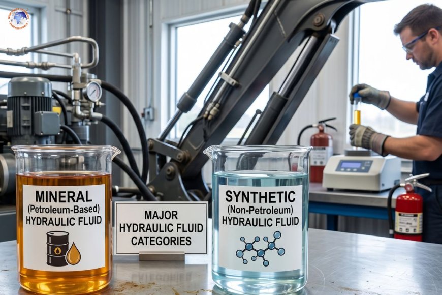 What are the 2 major hydraulic fluid categories?