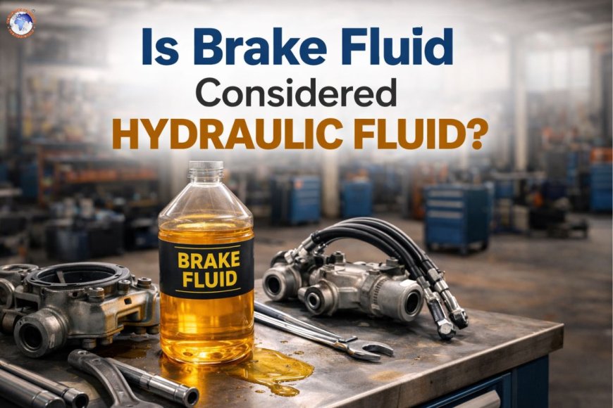 Is brake fluid considered hydraulic fluid?