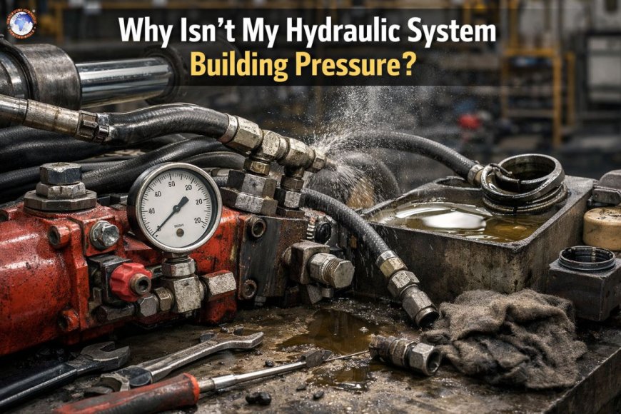 Why isn’t my hydraulic system building pressure?