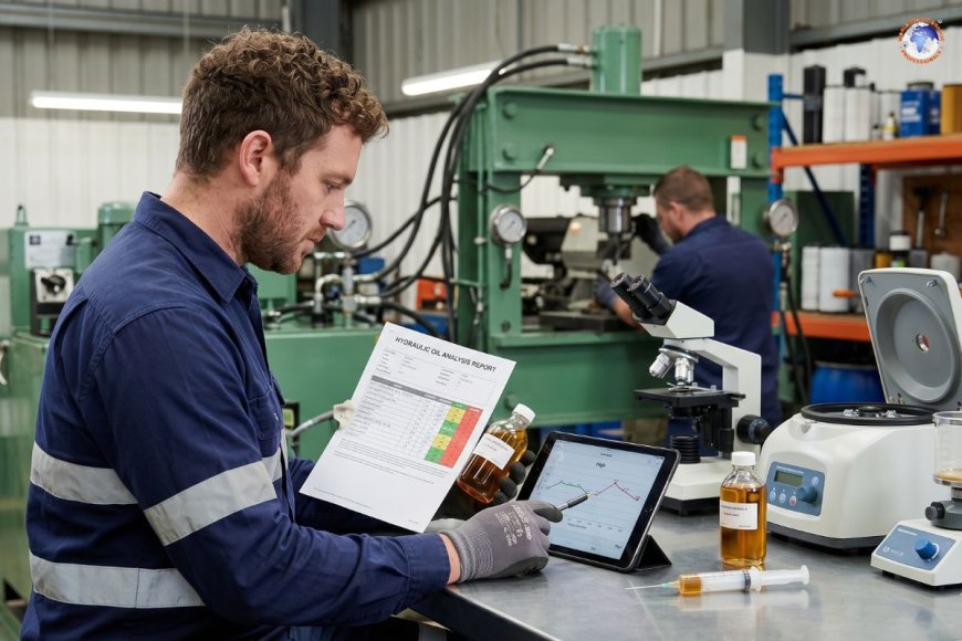 How to interpret hydraulic oil lab analysis results?