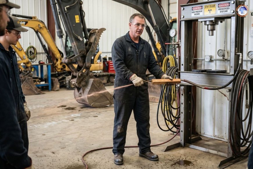 What are the dangers of hydraulics?