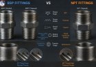 What is the difference between BSP and NPT fittings?