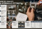 How do I identify a hydraulic fitting?