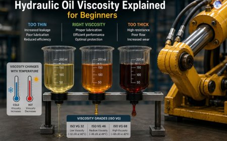 Hydraulic oil viscosity explained for beginners