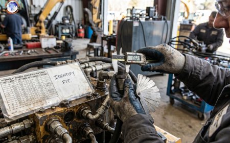 How to identify hydraulic fitting threads ?