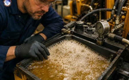 What Causes Hydraulic Fluid Foaming?
