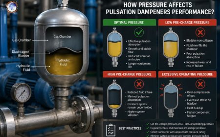 How does pressure affect Pulsation Dampeners performance?