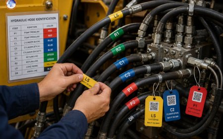Hydraulic hose labelling: Smart ways to mark and Identify hoses