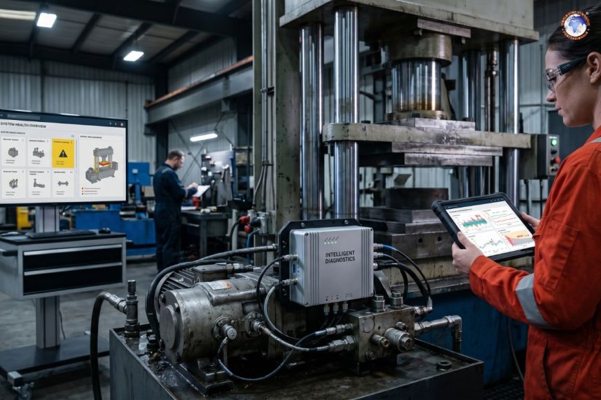 What role does AI play in hydraulic fault prediction?