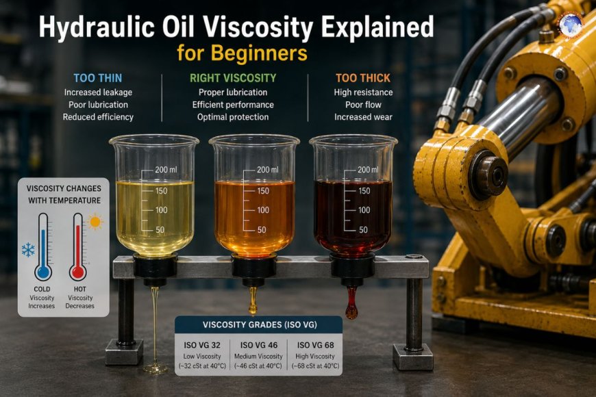 Hydraulic oil viscosity explained for beginners