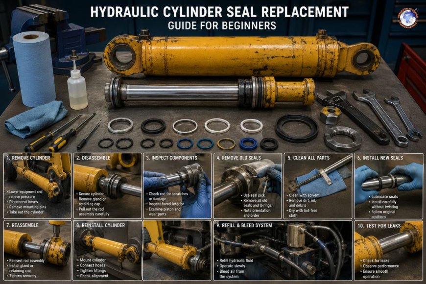 Hydraulic cylinder seal replacement guide for beginners