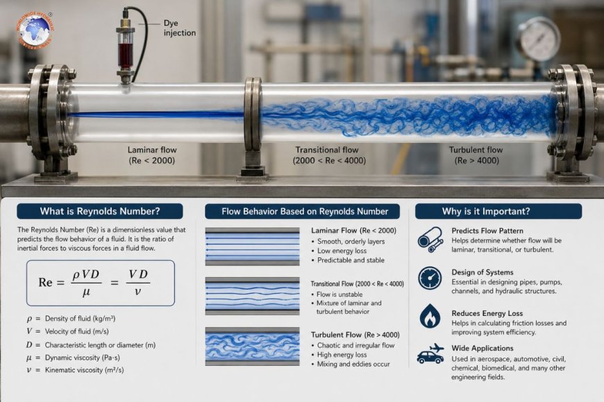 What is meant by the term reynolds number, and why is it important in fluid mechanics or hydraulics?