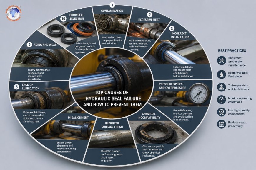 Top causes of hydraulic seal failure and how to prevent them