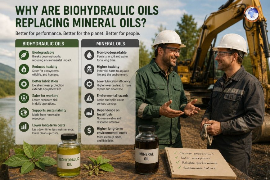 Why are biohydraulic oils replacing mineral oils?