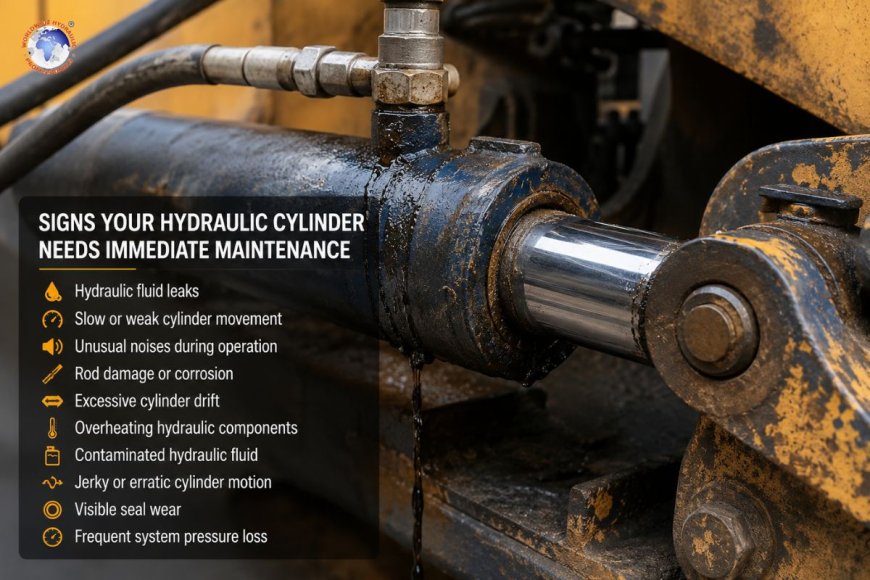 Signs your hydraulic cylinder needs immediate maintenance
