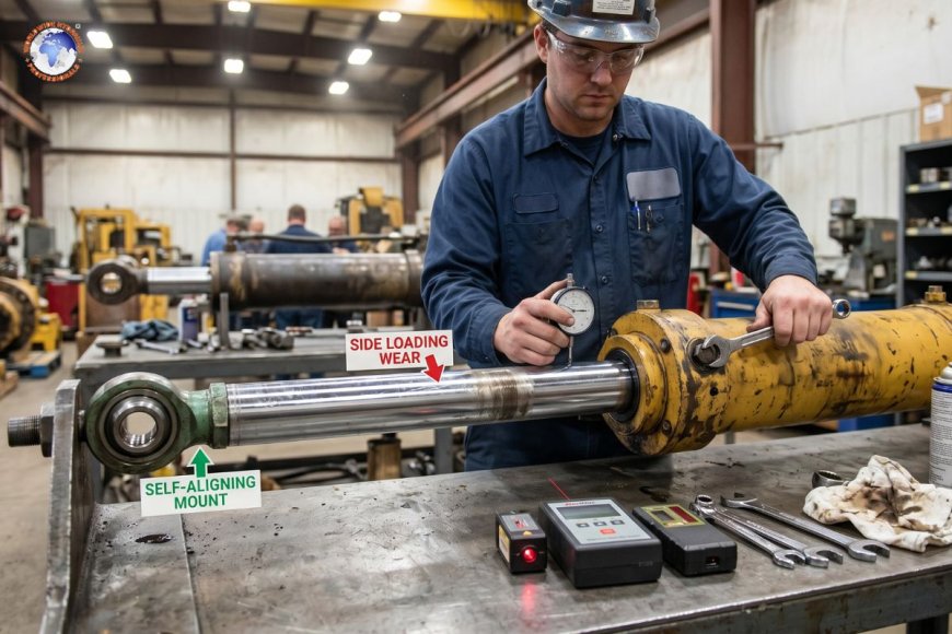 Hydraulic cylinder alignment problems and solutions