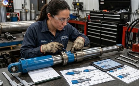 How is stroke length calculated in telescopic cylinders?