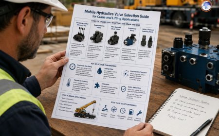 Mobile hydraulics valve selection guide for crane and lifting applications