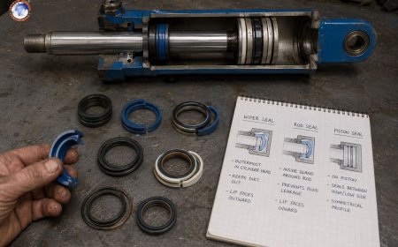 Rod seal vs piston seal vs wiper seal: functions, positions, and profiles explained