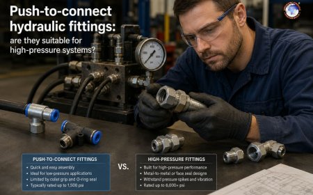 Push-to-connect hydraulic fittings: are they suitable for high-pressure systems?